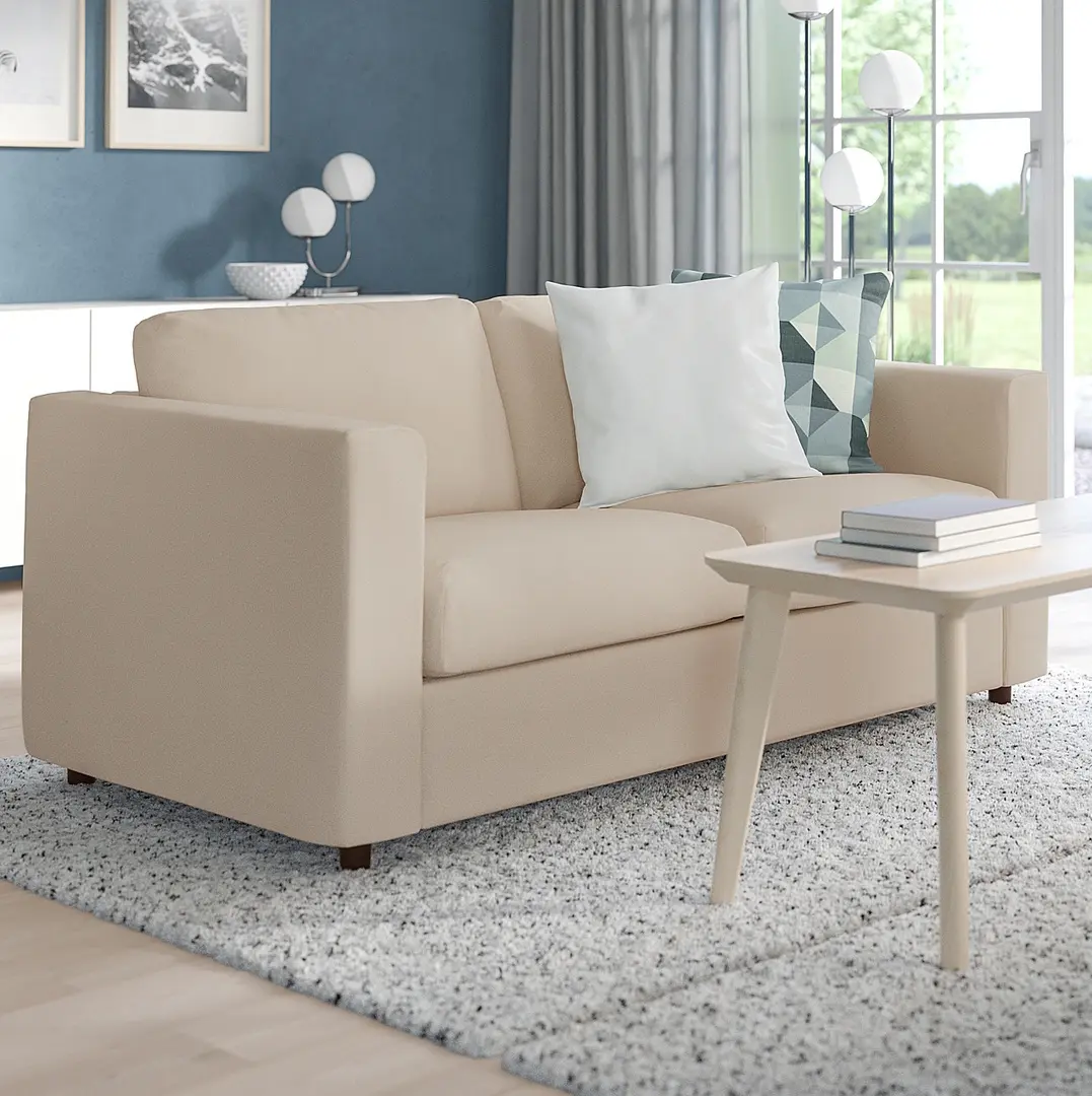 Canapea Ikea Vimle/Hallarp 2 locuri (Bej)