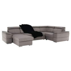 Диван П-образный раскладной Mobhaus Segoria Roh Left (Gray-Brown) Thumb