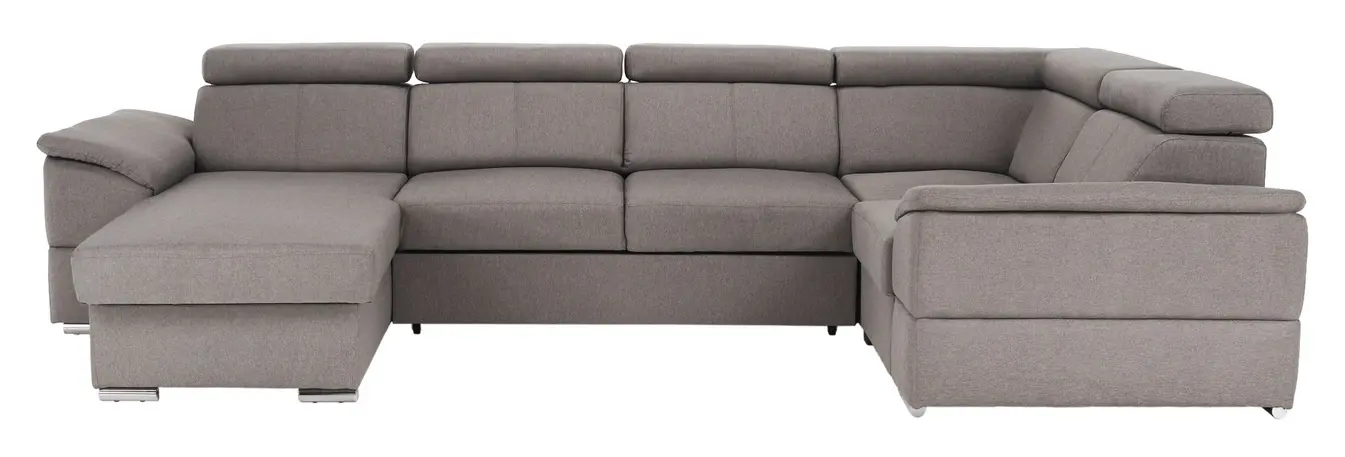 Диван П-образный раскладной Mobhaus Segoria Roh Left (Gray-Brown) - 2