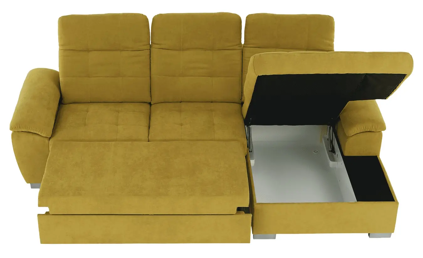 Диван угловой раскладной Mobhaus Evangelin Right (Mustard) - 8