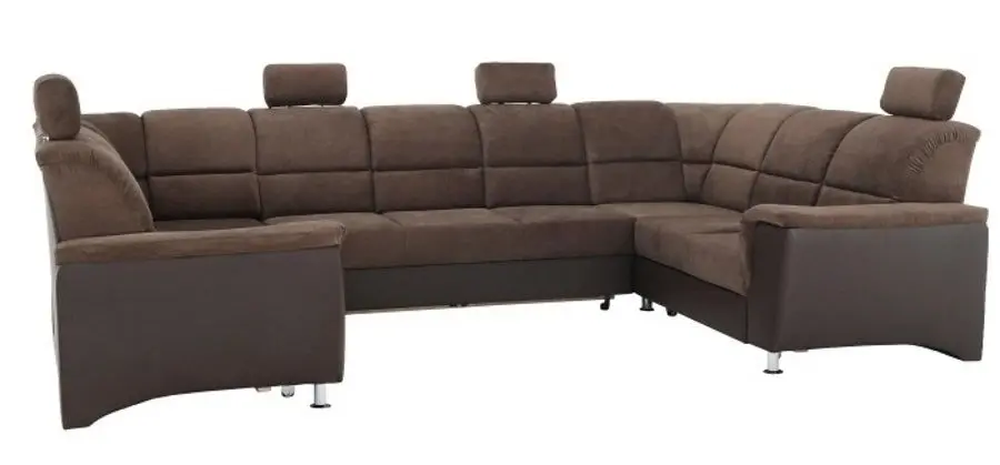 Canapea in forma de U extensibila Mobhaus Santiago (Brown) - 8