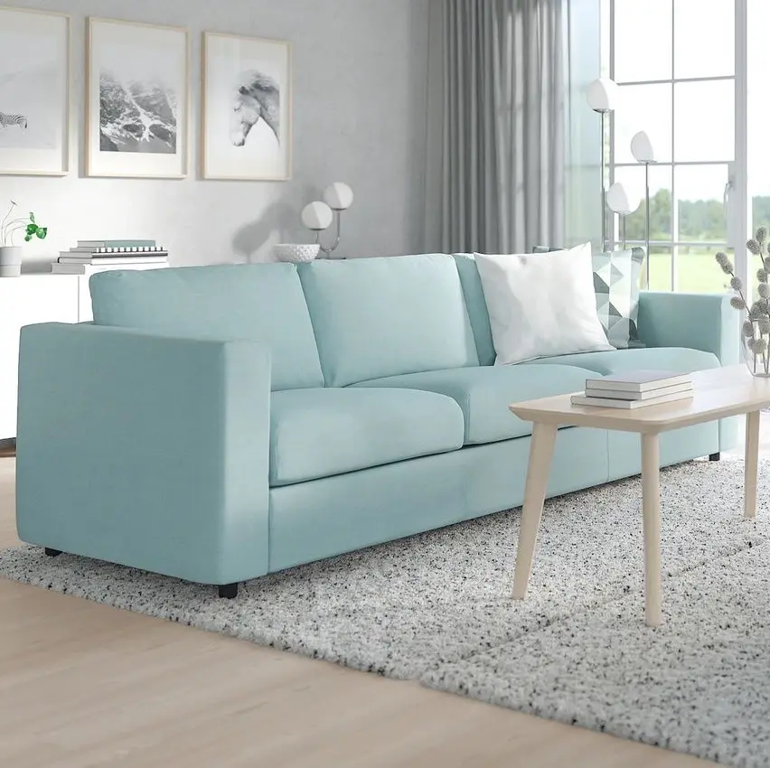 Canapea Ikea Vimle/Saxemara 3 locuri (Bleu)
