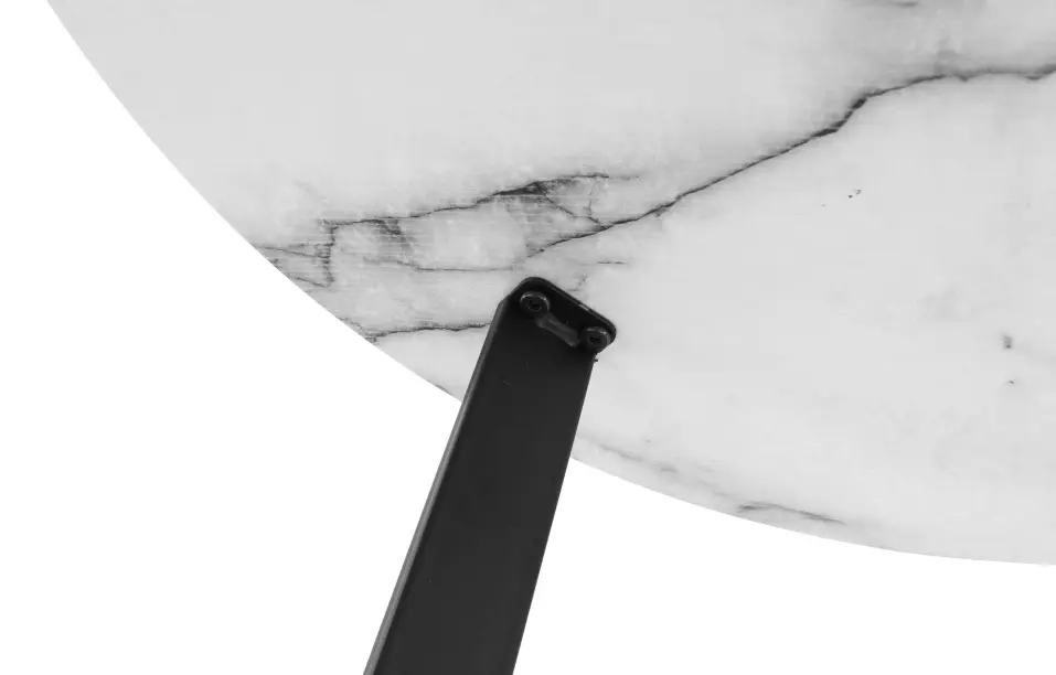 Masa pentru reviste Mobhaus Salino (White Marble/Black)