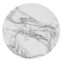 Masa pentru reviste Mobhaus Salino (White Marble/Black) Thumb