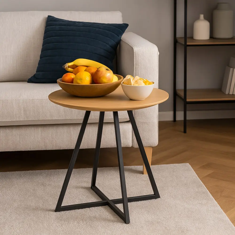 Masa pentru reviste Tempo Kondela Delik (Oak/Black)