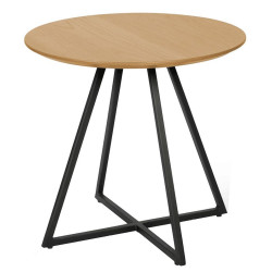 Masa pentru reviste Tempo Kondela Delik (Oak/Black) Thumb