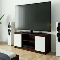 Tumba pentru TV Akord K120 2D1P (Wenge/White)