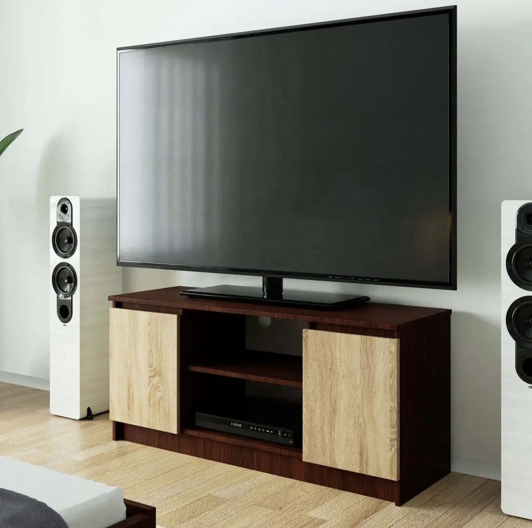 Tumba pentru TV Akord K120 2D1P (Wenge/Sonoma Oak)