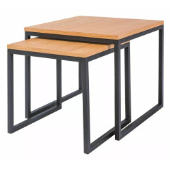 Masa pentru reviste Signal Largo Duo (Oak/Black) Thumb