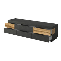 Тумба РТВ Helvetia Silke Nr.40 6S (Matera/Wotan Oak) Thumb