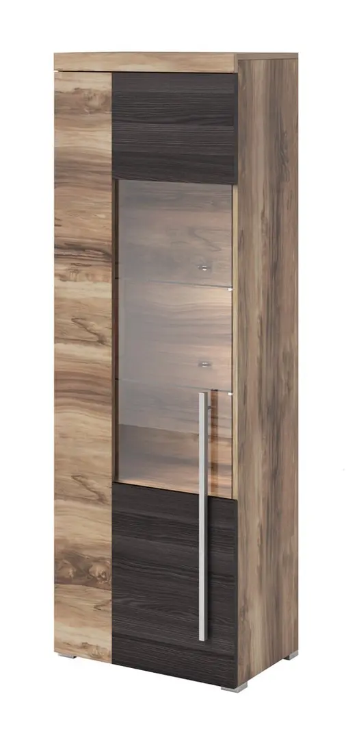 Витрина Helvetia Roger Nr.05 Left (Satin Walnut/Touchwood) - 7