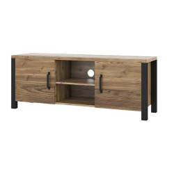 Тумба РТВ Helvetia Olin №41 2D (Spruce Appenzeller/Black Matt) Thumb