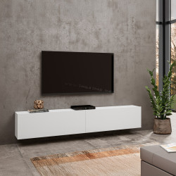 Tumba pentru TV Helvetia Ava №40 (White/Wotan Oak)