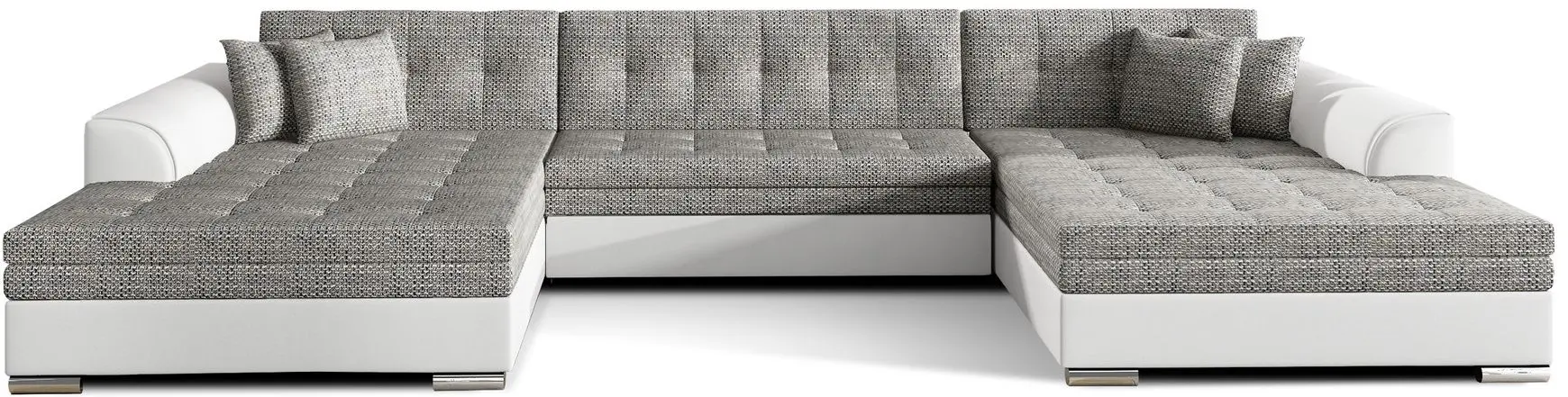 Диван П-образный Eltap Vento Berlin 01/Soft 17 (Gray/White) - 2