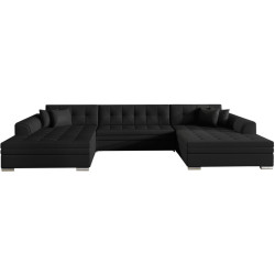 Canapea in forma de U Eltap Vento Soft 11 (Black) Thumb