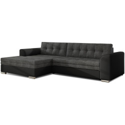 Диван угловой Eltap Conforti Sawana 05/Soft 11 Left (Gray Dark/Black) Thumb