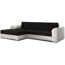 Диван угловой Eltap Conforti Sawana 14/Soft 17 Left (Black/White) Thumb