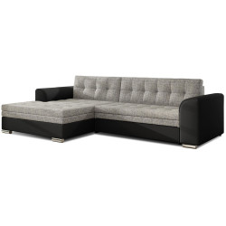 Диван угловой Eltap Conforti Berlin 01/Soft 11 Left (Gray/Black) Thumb