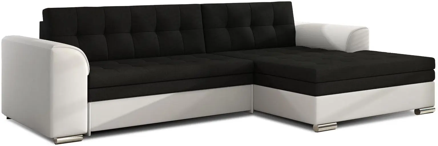 Диван угловой Eltap Conforti Sawana 14/Soft 17 Right (Black/White) - 2