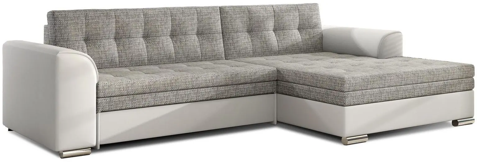 Диван угловой Eltap Conforti Berlin 01/Soft 17 Right (Gray/White) - 2