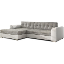 Диван угловой Eltap Conforti Berlin 01/Soft 17 Left (Gray/White) Thumb