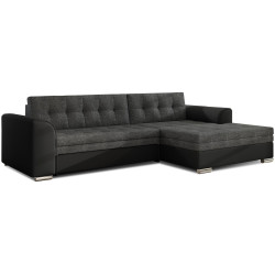 Диван угловой Eltap Conforti Sawana 05/Soft 11 Right (Gray Dark/Black) Thumb