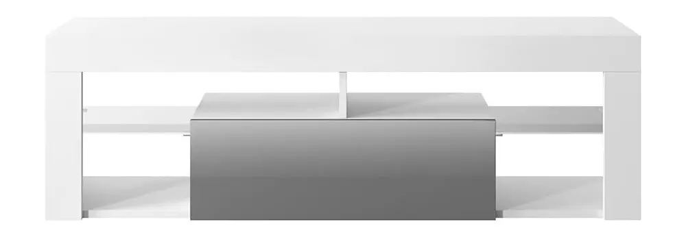 Tumba pentru TV Selsey Bianko 140 (White Matt/Gray Gloss) - 4