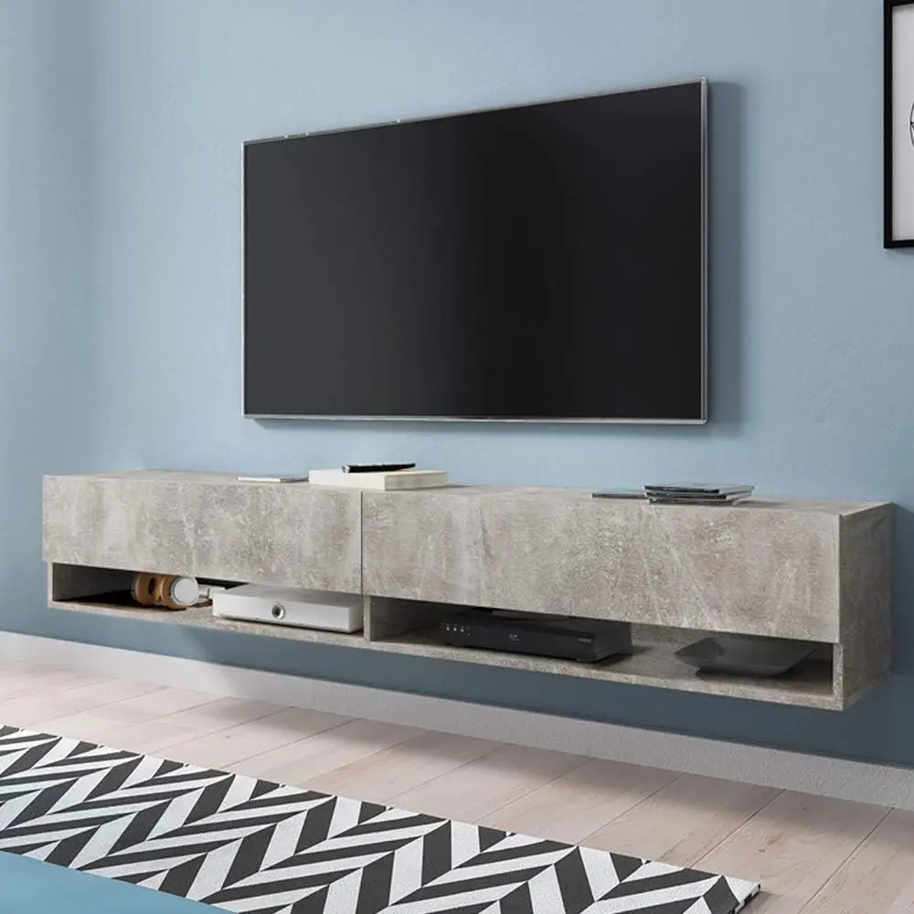 Tumba pentru TV Selsey Cemento 180 (Concrete)