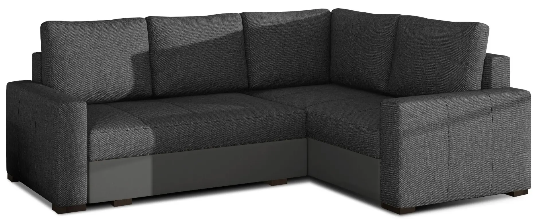 Canapea de colt Eltap Corona Inari 96/Soft 29 Right (Gray Dark) - 2