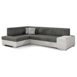 Canapea de colt Eltap Fabio Berlin 02/Soft 17 Left (Black/White) Thumb