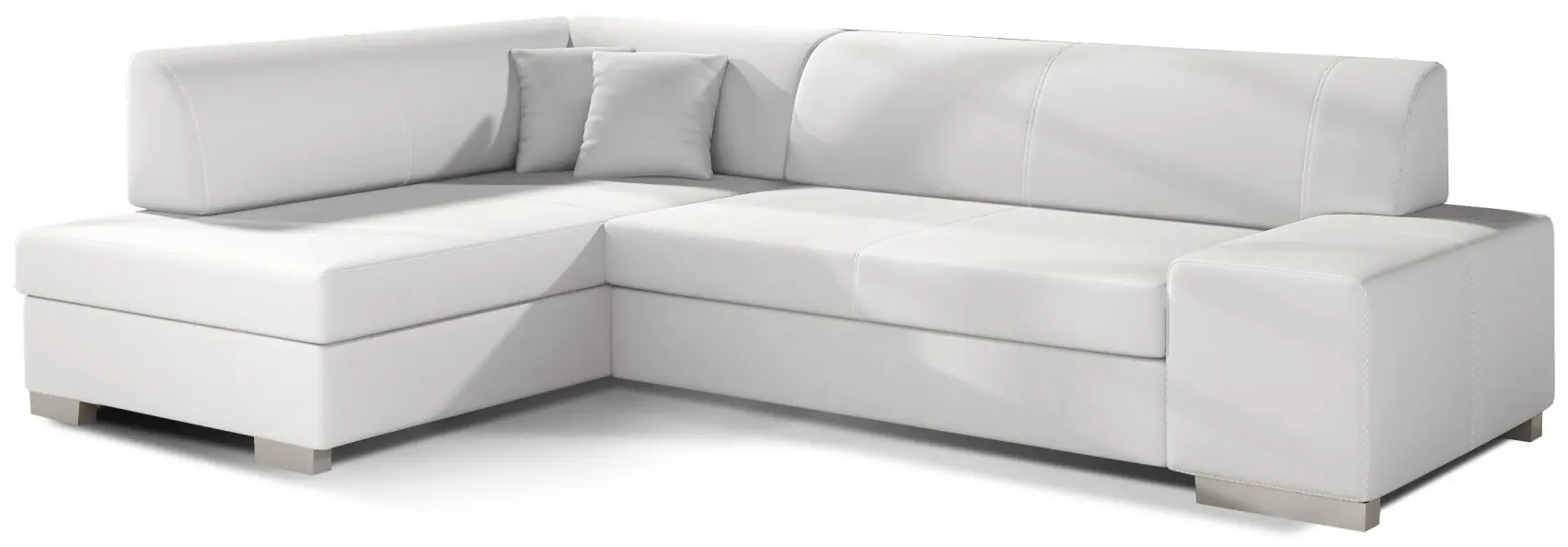 Canapea de colt Eltap Fabio Soft 17 Left (White) - 2