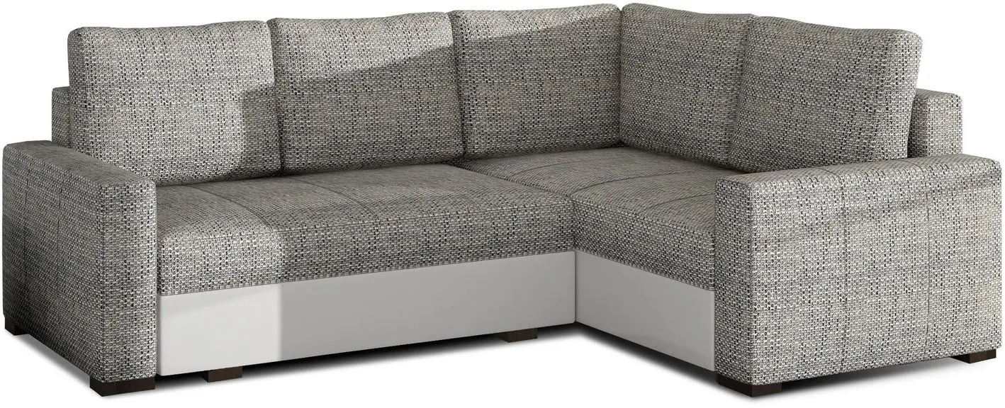 Canapea de colt Eltap Corona Berlin 01/Soft 17 Right (Gray/White) - 2