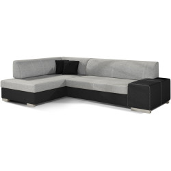 Диван угловой Eltap Fabio Sawana 21/Sawana 14 Left (Gray/Black) Thumb