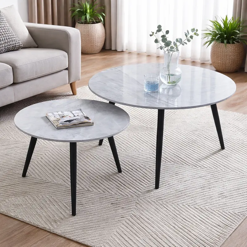 Set masute pentru reviste Signal Kora C (Gray/Black Matt)