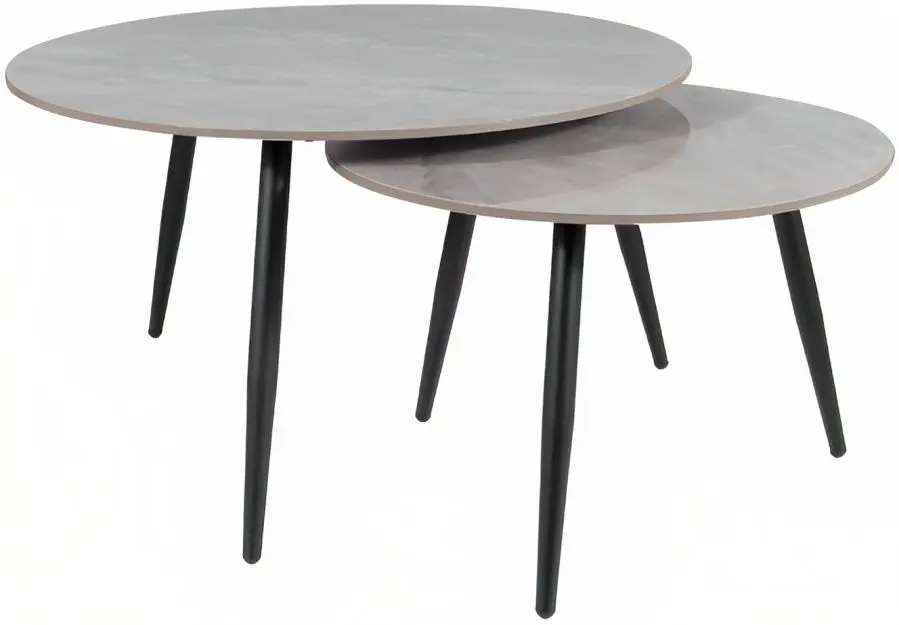 Set masute pentru reviste Signal Kora C (Gray/Black Matt)