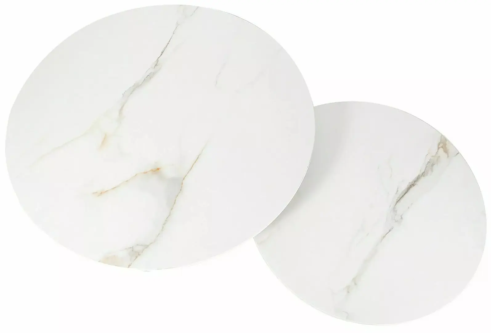 Set masute pentru reviste Signal Kora D (White/Black Matt)