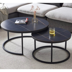 Set masute pentru reviste Signal Ferrante D (Black Matt)