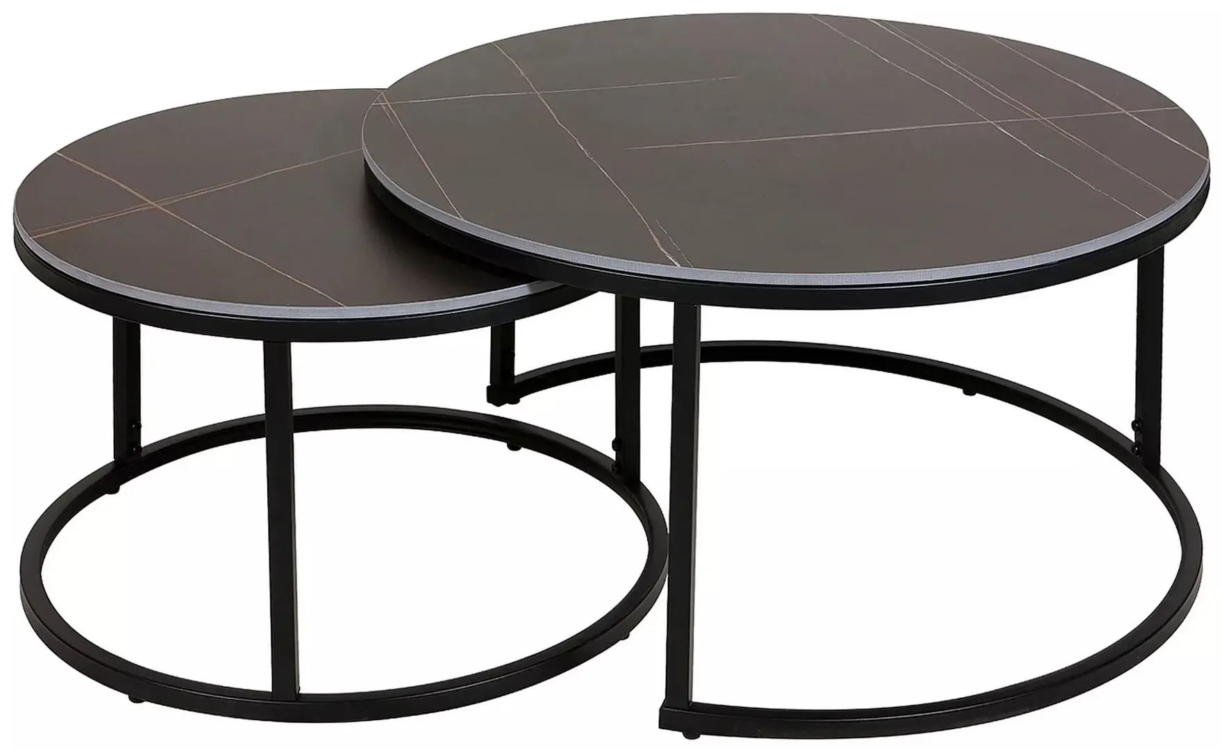 Set masute pentru reviste Signal Ferrante D (Black Matt)