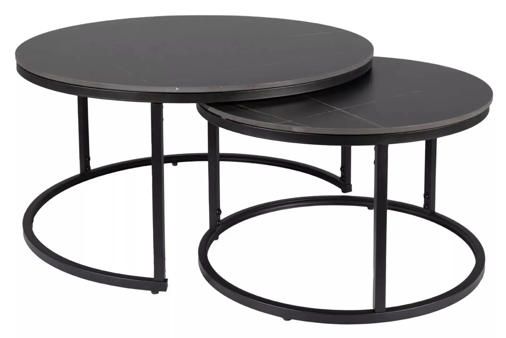 Set masute pentru reviste Signal Ferrante D (Black Matt)