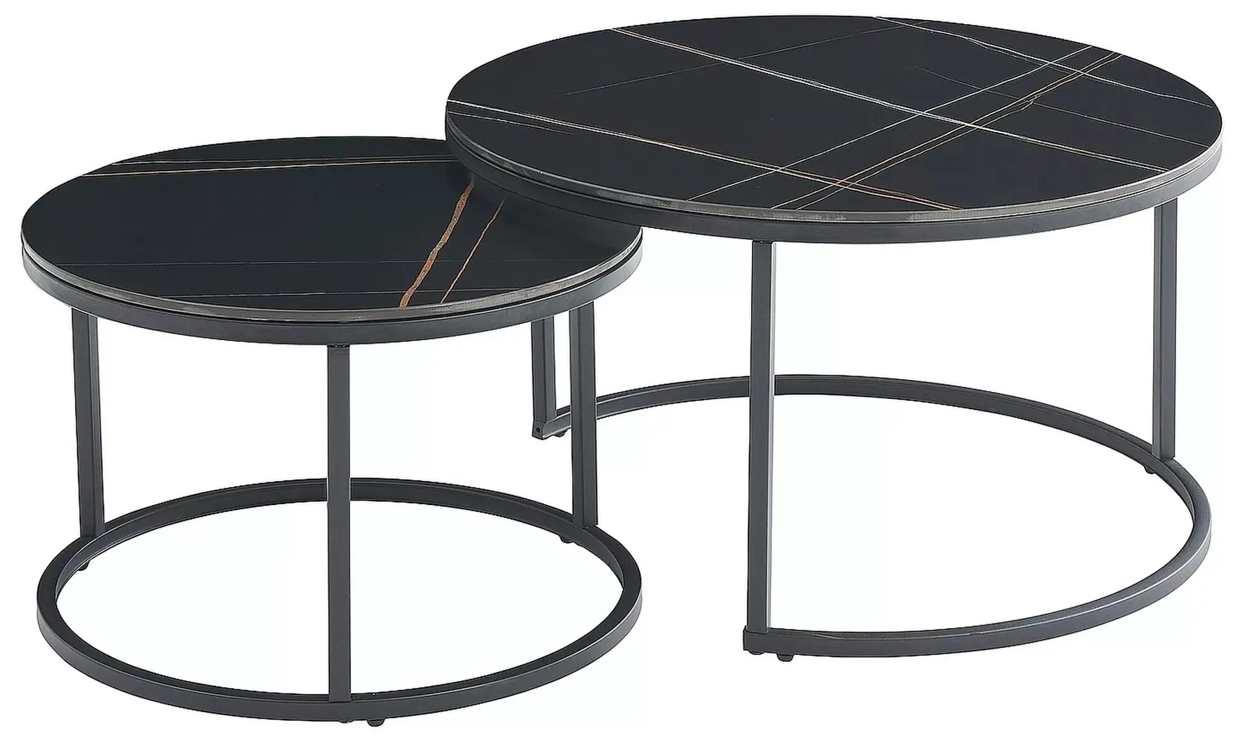 Set masute pentru reviste Signal Ferrante D (Black Matt)