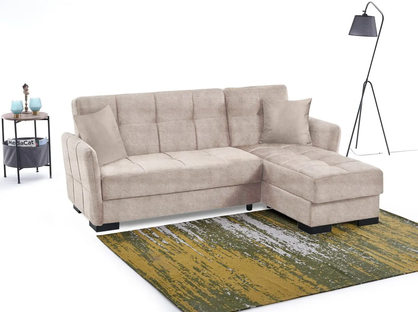 Canapea de colt Fabulous Suny 02-100 (Beige Light) - 3