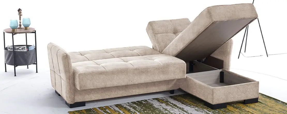 Canapea de colt Fabulous Suny 02-100 (Beige Light) - 4