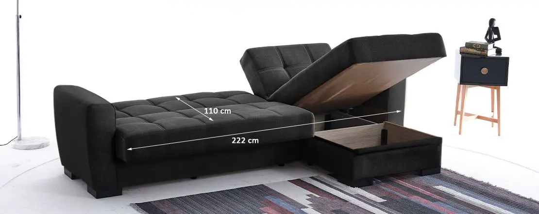 Диван угловой Fabulous Dynamic 58-002 (Dark Gray)