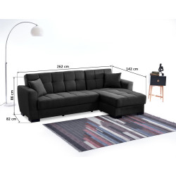 Диван угловой Fabulous Dynamic 58-002 (Dark Gray) Thumb