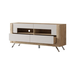 Tumba pentru TV Helvetia Kasai 2S (Gold Oak/Cashmere) Thumb