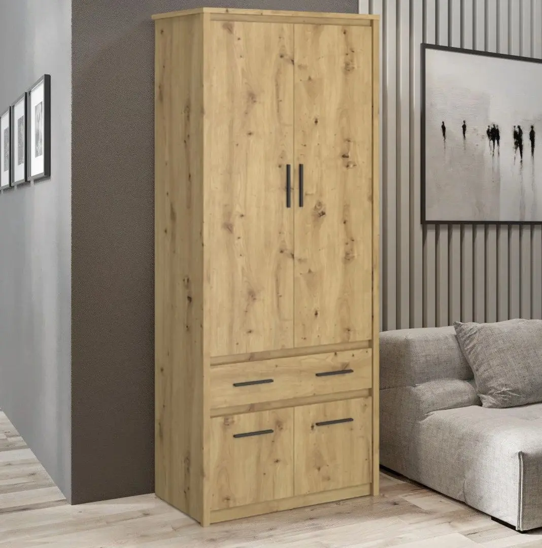 Шкаф Tempo Kondela Airon 4D1S 50 (Artisan Oak)