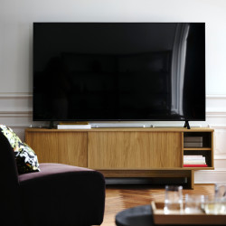 Tumba pentru TV Ikea Stockholm 2025 usi glisante 179x42x56 (Furnir stejar) Thumb