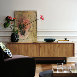 Tumba pentru TV Ikea Stockholm 2025 usi glisante 179x42x56 (Furnir stejar) Thumb