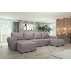 Canapea in forma de U Tempo Kondela Dakar New U Twist 03 (Gray Beige)