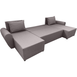 Диван П-образный Tempo Kondela Dakar New U Twist 03 (Gray Beige) Thumb